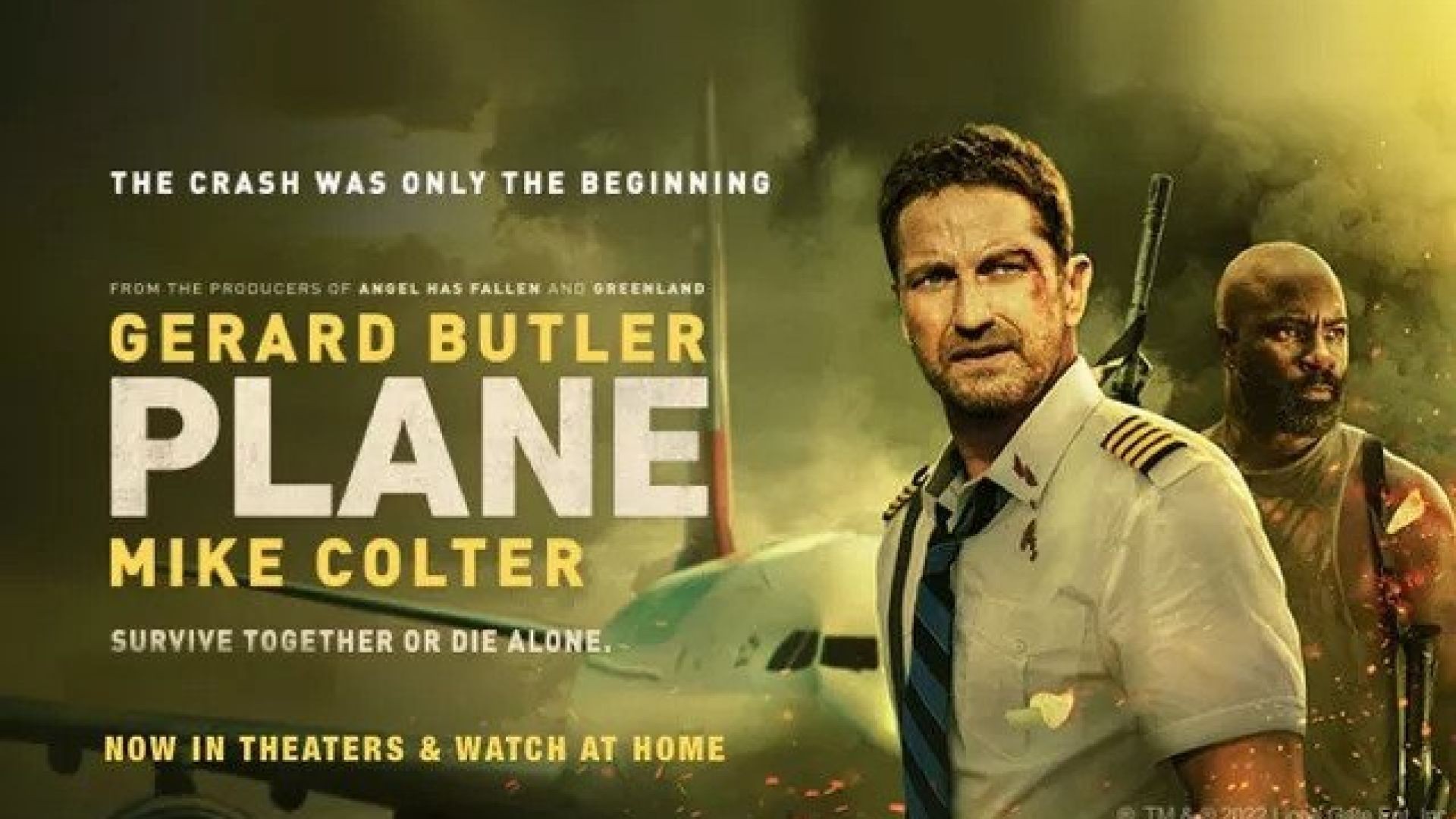 Plane (2023) Dual Audio [Hindi-English] Blu-Ray 480p