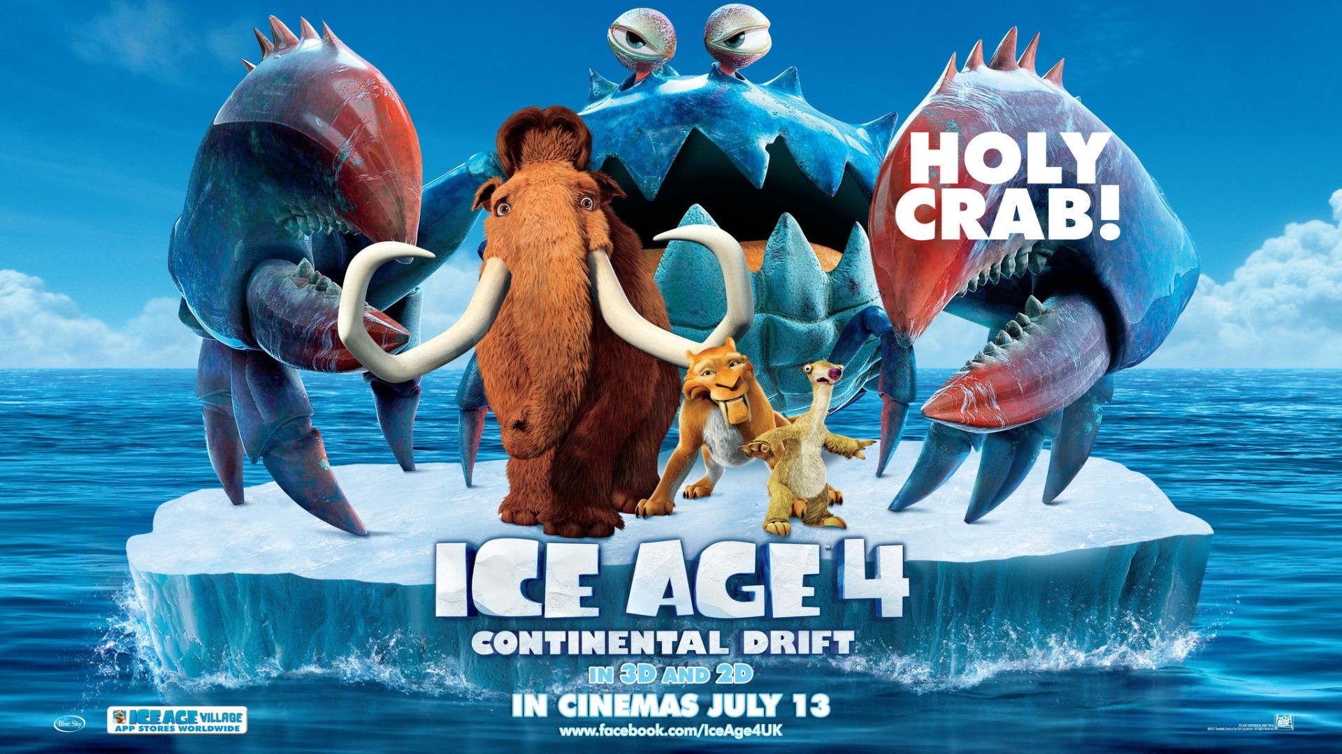 Ice Age: Continental Drift (2012) Hindi Dubbed WEB-DL 480p