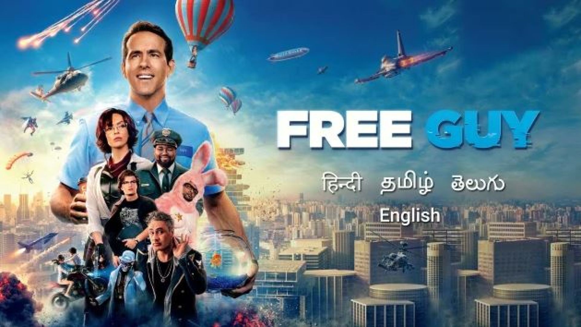 Free Guy (2021) Dual Audio [Hindi ORG & ENG] WEB-DL 720p